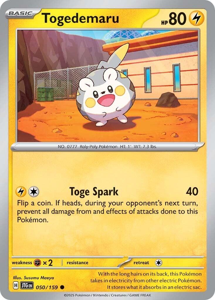Togedemaru (050/159) [Scarlet & Violet: Journey Together] | Exor Games Truro