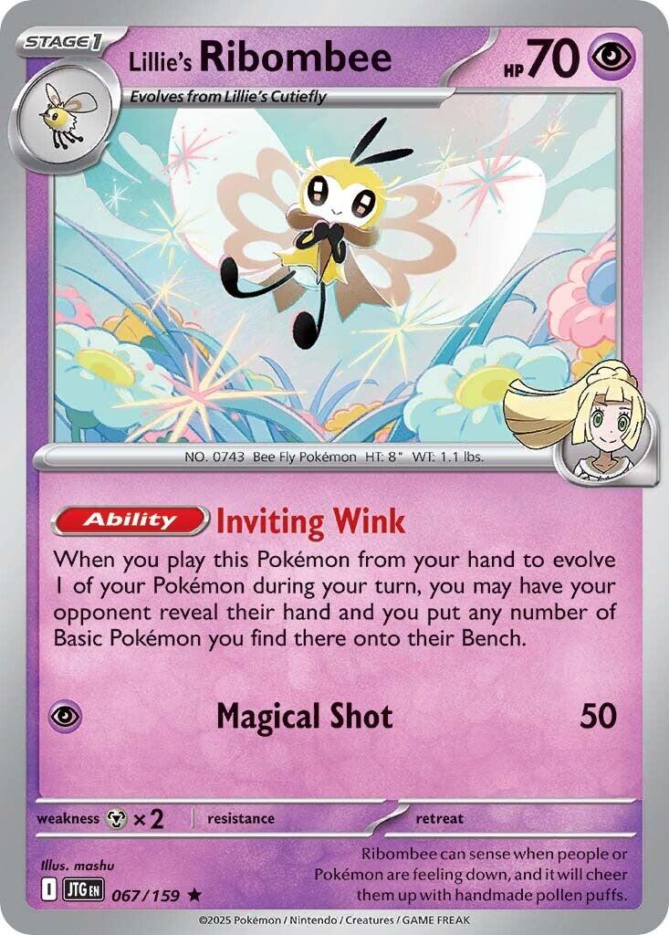 Lillie's Ribombee (067/159) [Scarlet & Violet: Journey Together] | Exor Games Truro