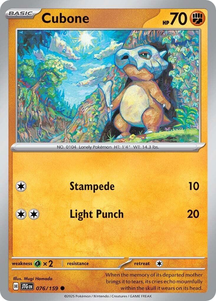 Cubone (076/159) [Scarlet & Violet: Journey Together] | Exor Games Truro