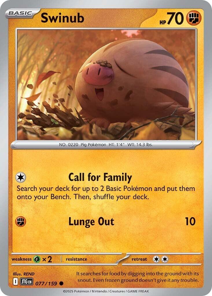 Swinub (077/159) [Scarlet & Violet: Journey Together] | Exor Games Truro