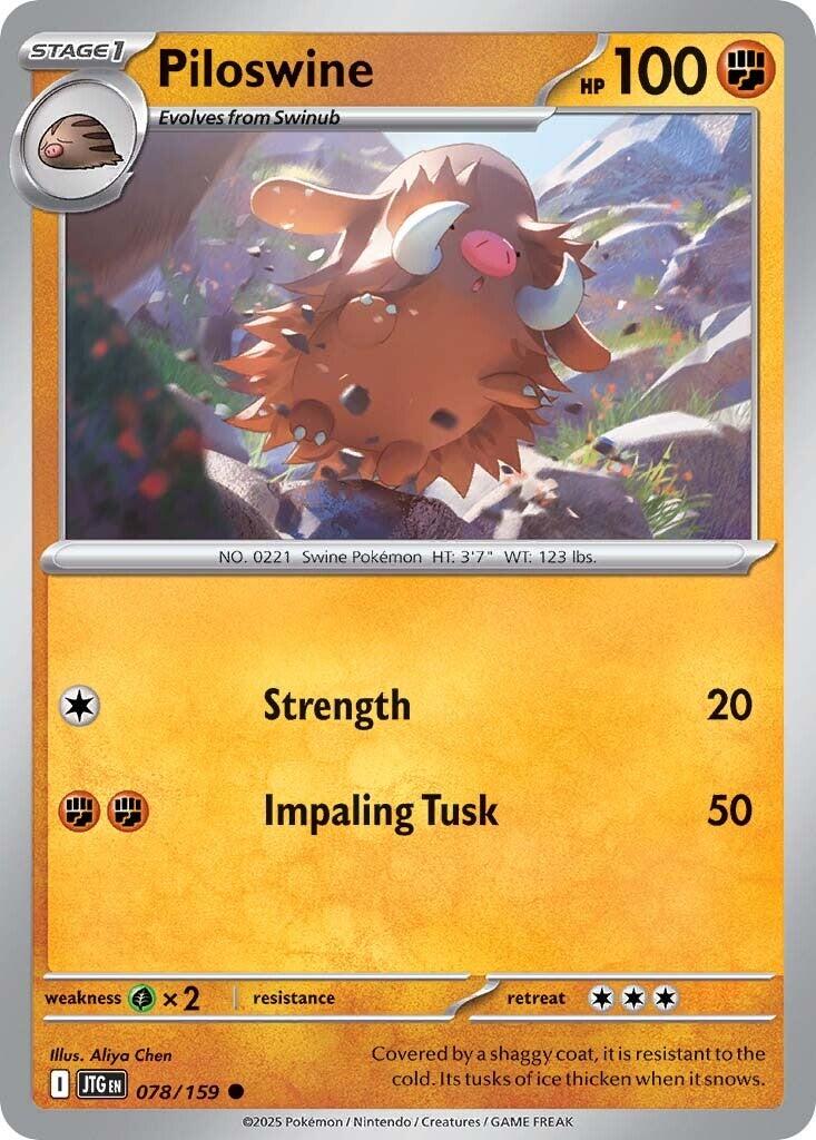 Piloswine (078/159) [Scarlet & Violet: Journey Together] | Exor Games Truro