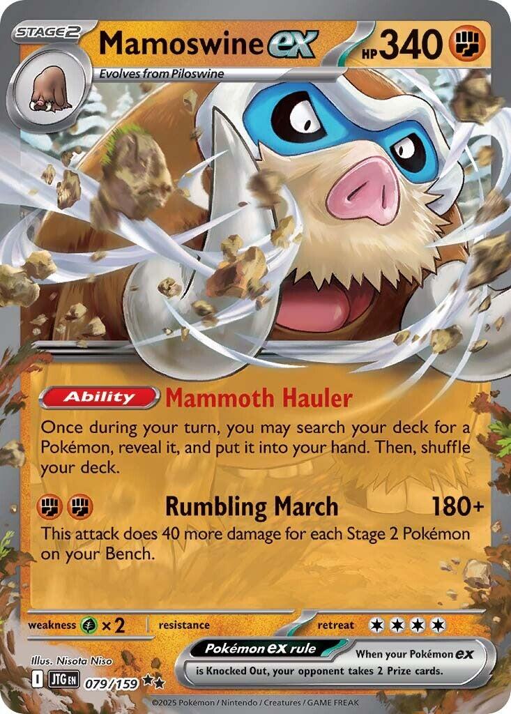 Mamoswine ex (079/159) [Scarlet & Violet: Journey Together] | Exor Games Truro