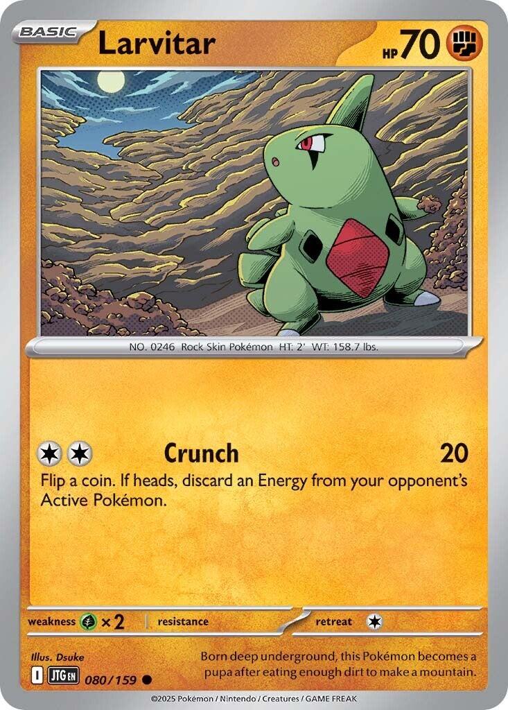 Larvitar (080/159) [Scarlet & Violet: Journey Together] | Exor Games Truro