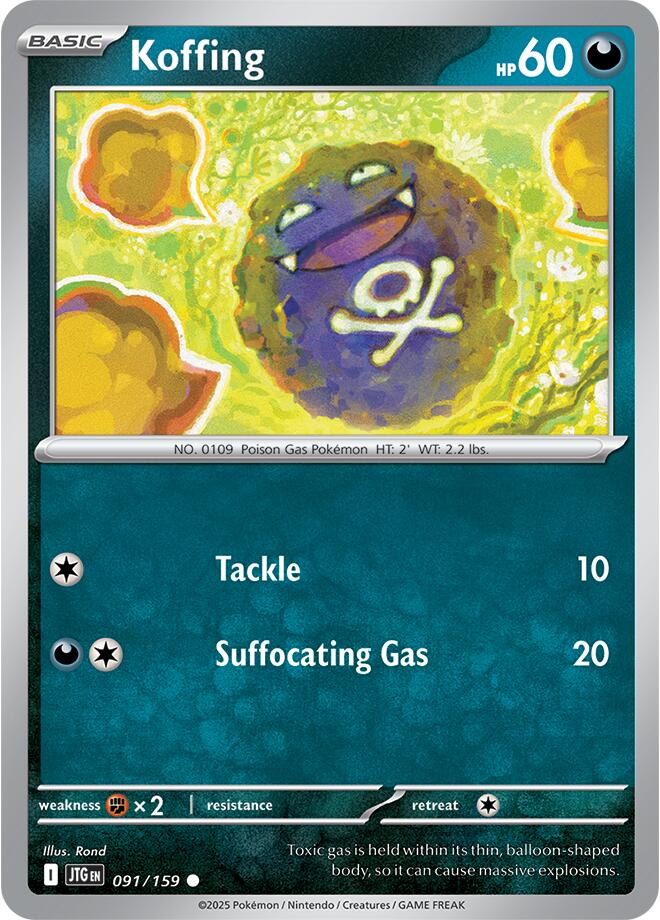 Koffing (091/159) [Scarlet & Violet: Journey Together] | Exor Games Truro