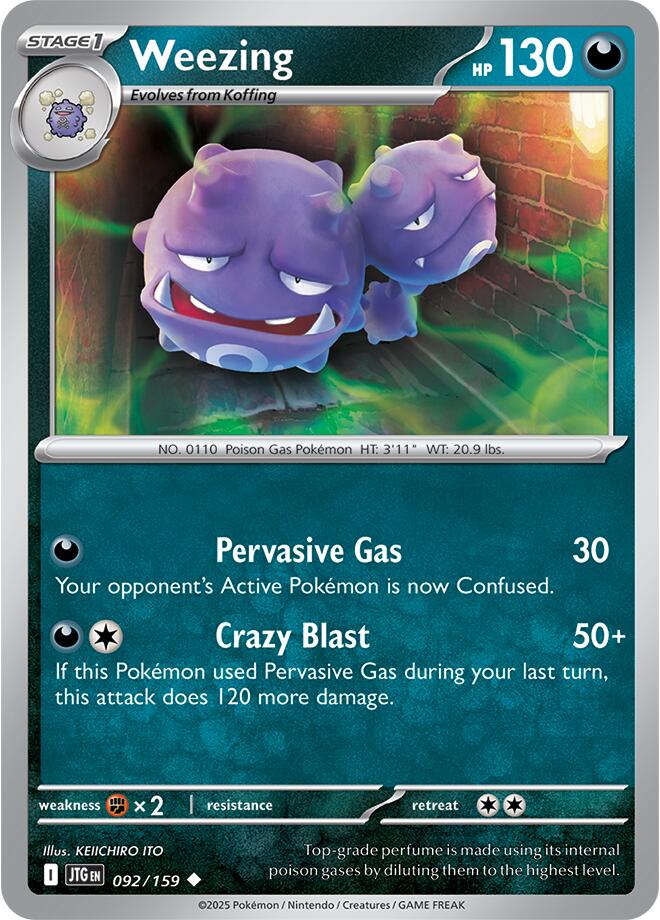 Weezing (092/159) [Scarlet & Violet: Journey Together] | Exor Games Truro