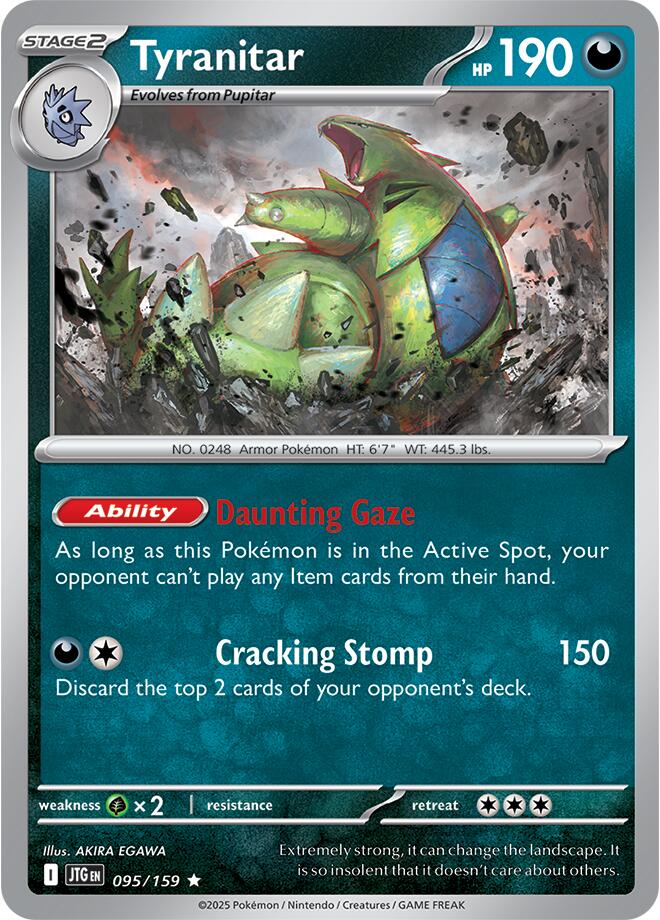 Tyranitar (095/159) [Scarlet & Violet: Journey Together] | Exor Games Truro