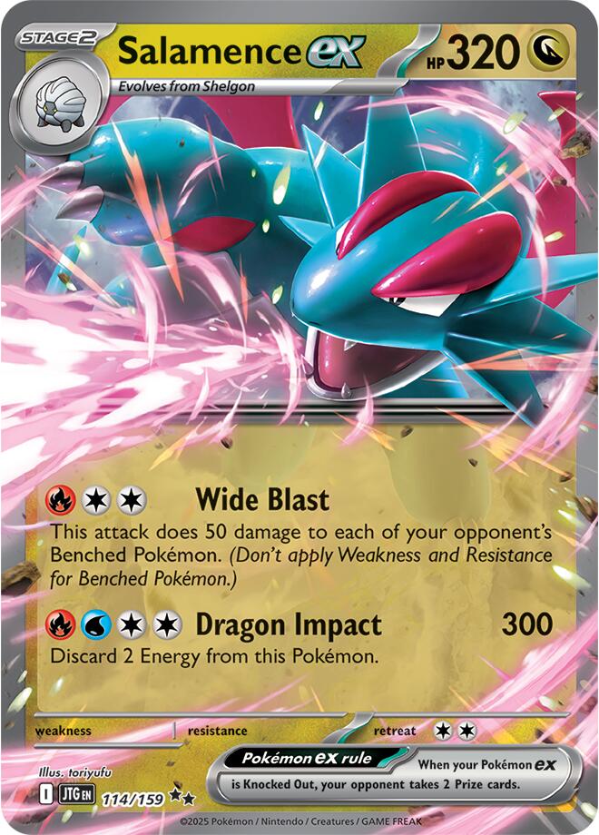 Salamence ex (114/159) [Scarlet & Violet: Journey Together] | Exor Games Truro