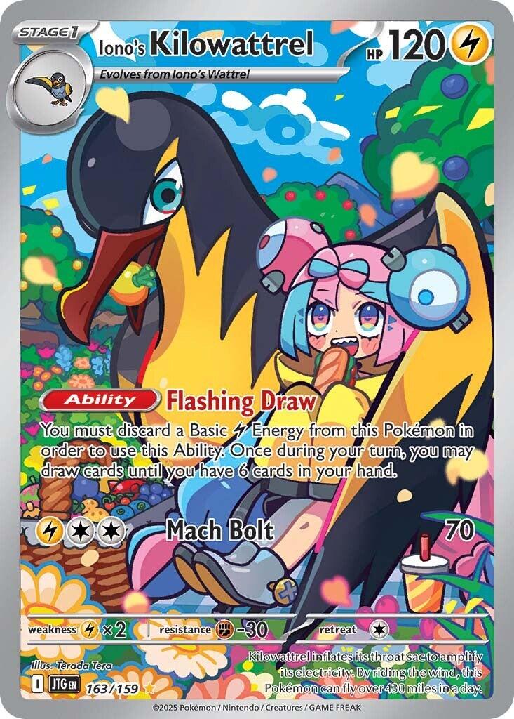 Iono's Kilowattrel (163/159) [Scarlet & Violet: Journey Together] | Exor Games Truro