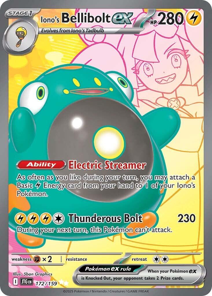 Iono's Bellibolt ex (172/159) [Scarlet & Violet: Journey Together] | Exor Games Truro