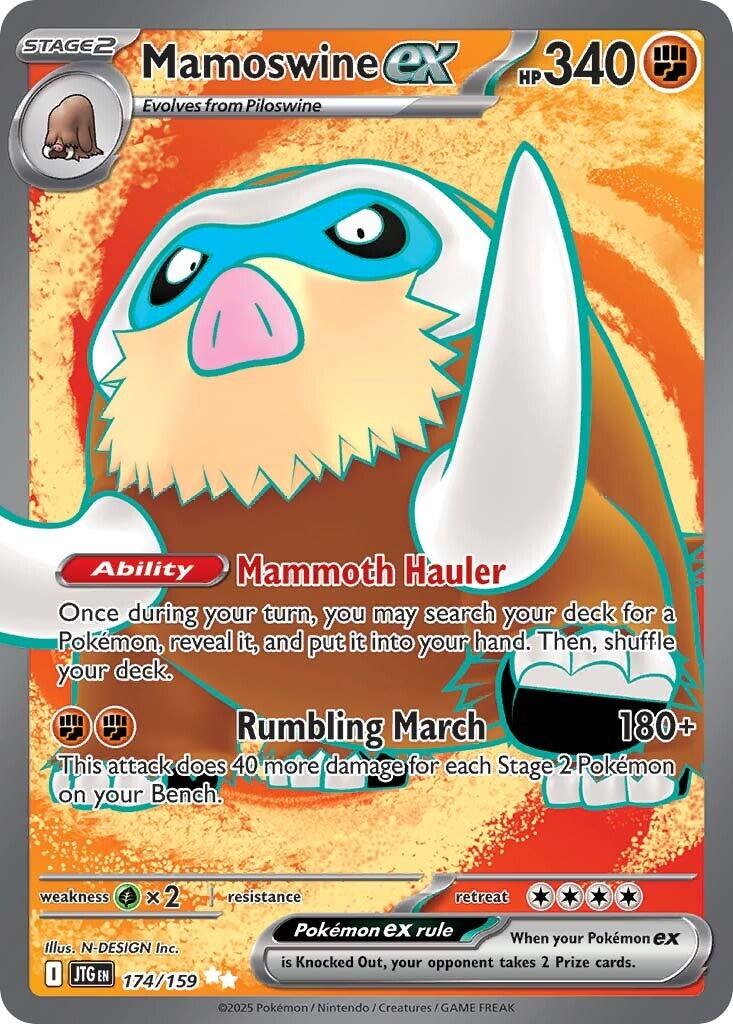 Mamoswine ex (174/159) [Scarlet & Violet: Journey Together] | Exor Games Truro