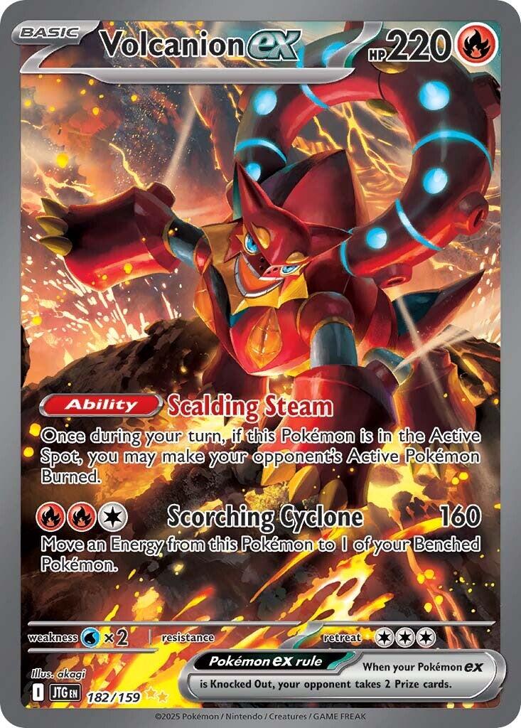 Volcanion ex (182/159) [Scarlet & Violet: Journey Together] | Exor Games Truro