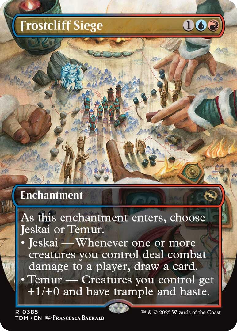 Frostcliff Siege (Borderless) [Tarkir: Dragonstorm] | Exor Games Truro