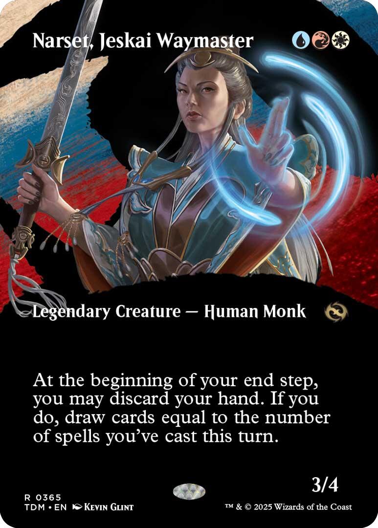 Narset, Jeskai Waymaster (Borderless) [Tarkir: Dragonstorm] | Exor Games Truro