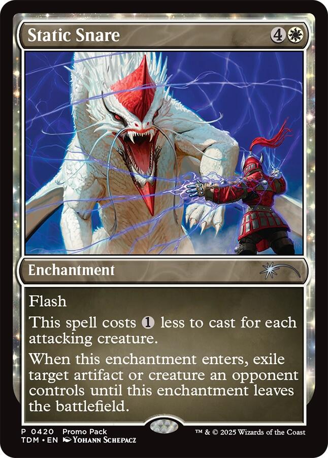 Static Snare [Tarkir: Dragonstorm Promos] | Exor Games Truro