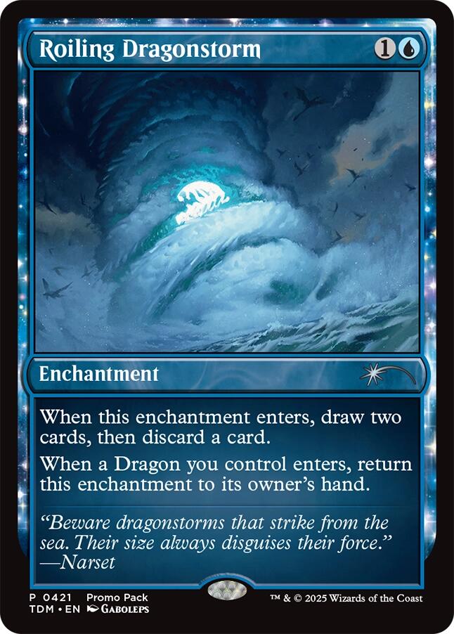 Roiling Dragonstorm [Tarkir: Dragonstorm Promos] | Exor Games Truro