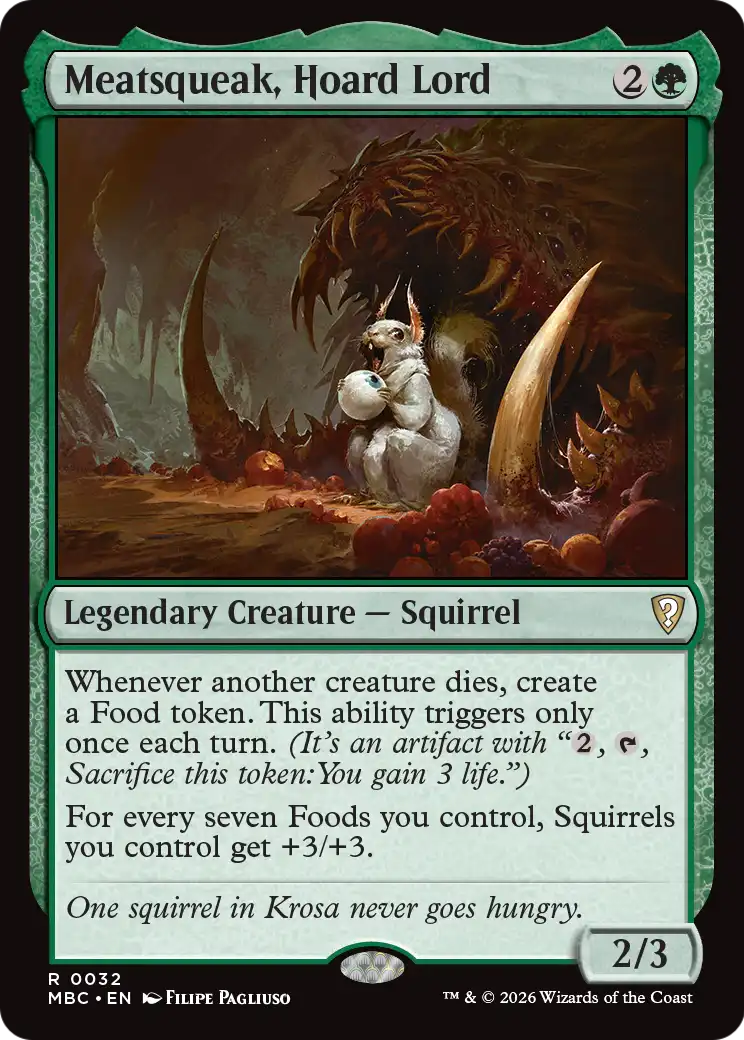 Meatsqueak, Hoard Lord [Mystery Booster: Commander Edition] | Exor Games Truro