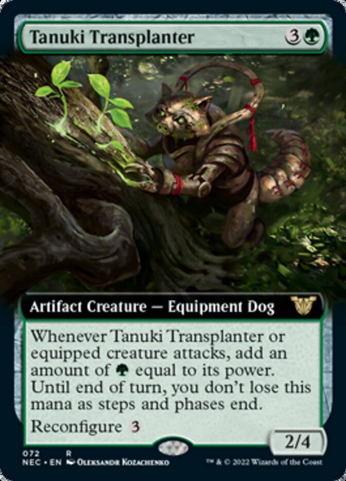 Tanuki Transplanter (Extended Art) [Kamigawa: Neon Dynasty Commander] | Exor Games Truro