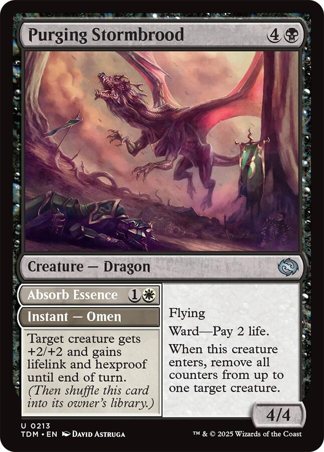 Purging Stormbrood [Tarkir: Dragonstorm] | Exor Games Truro