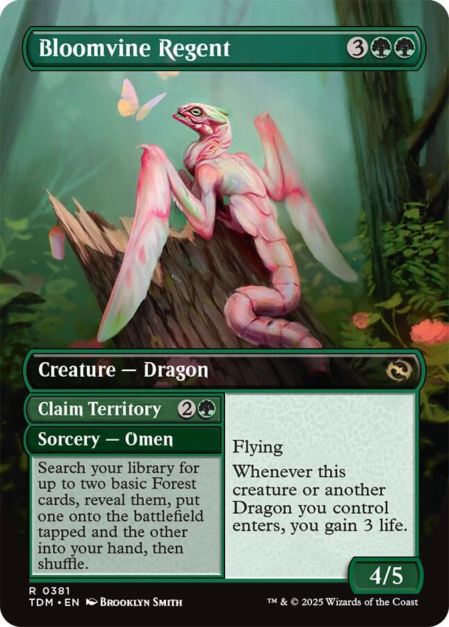 Bloomvine Regent (Borderless) [Tarkir: Dragonstorm] | Exor Games Truro