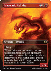 Magmatic Hellkite (Borderless) [Tarkir: Dragonstorm] | Exor Games Truro