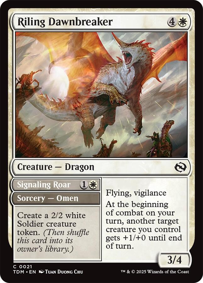 Riling Dawnbreaker [Tarkir: Dragonstorm] | Exor Games Truro