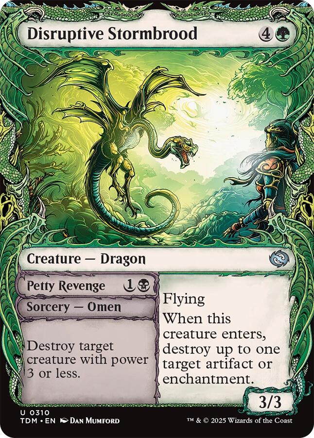 Disruptive Stormbrood (Showcase) [Tarkir: Dragonstorm] | Exor Games Truro