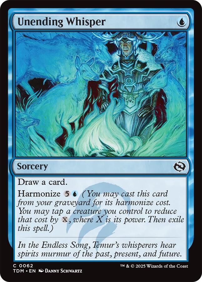 Unending Whisper [Tarkir: Dragonstorm] | Exor Games Truro