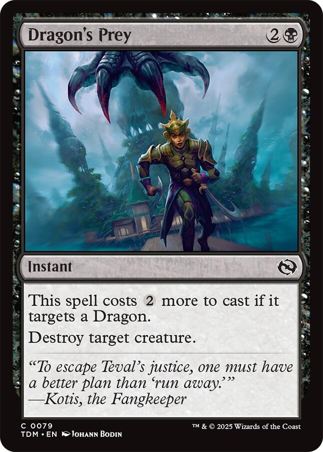Dragon's Prey [Tarkir: Dragonstorm] | Exor Games Truro