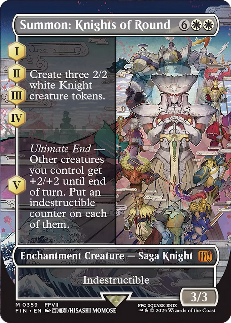 Summon: Knights of Round (Borderless) [FINAL FANTASY] | Exor Games Truro