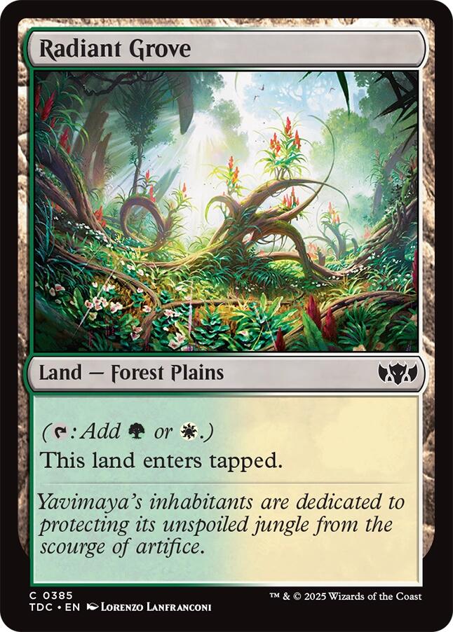Radiant Grove [Tarkir: Dragonstorm Commander] | Exor Games Truro