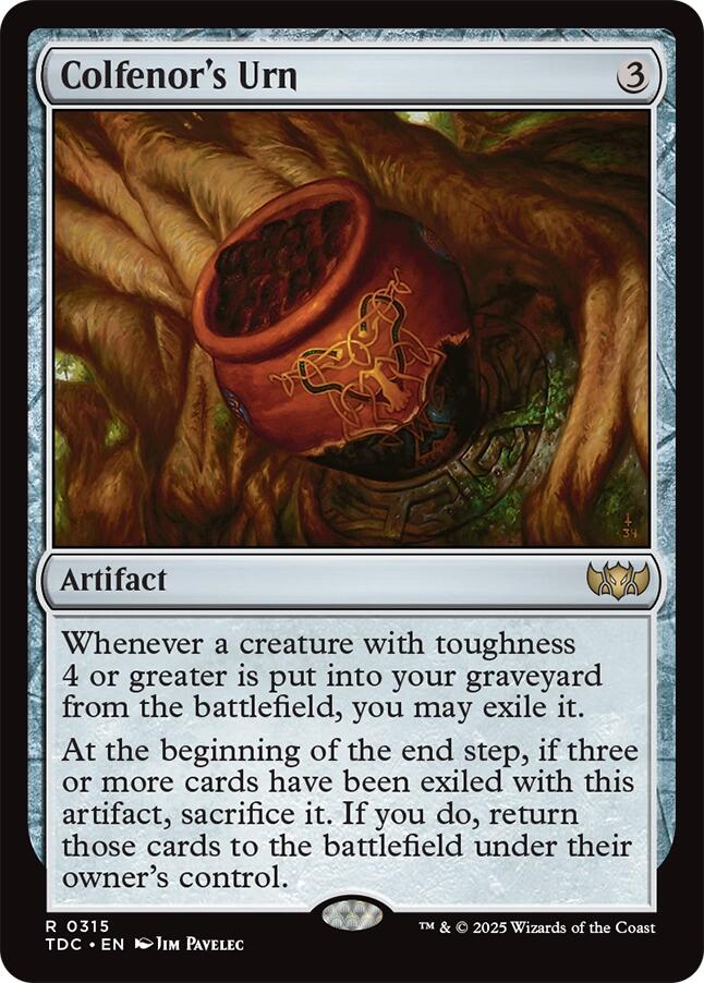 Colfenor's Urn [Tarkir: Dragonstorm Commander] | Exor Games Truro