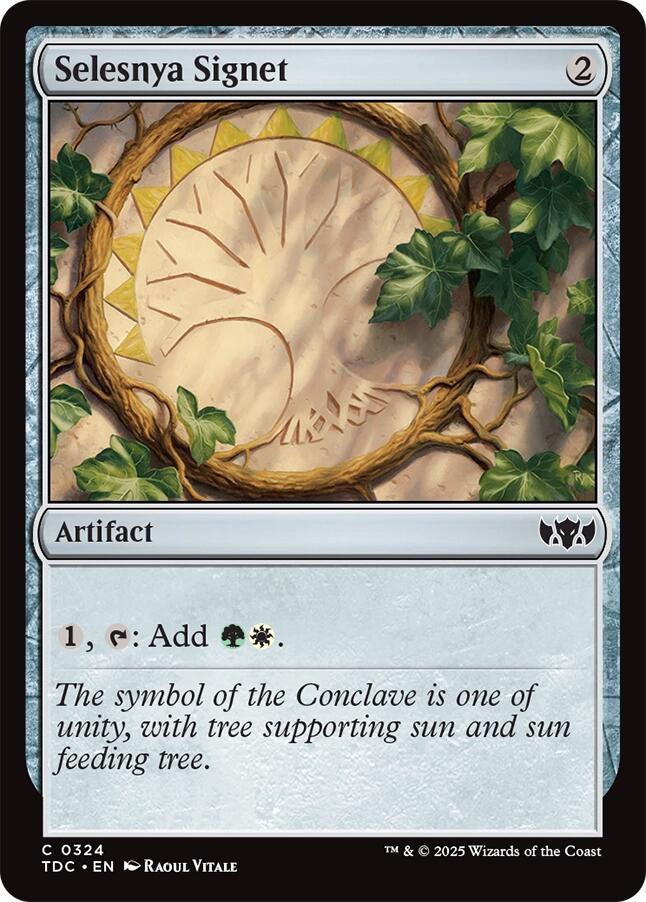Selesnya Signet [Tarkir: Dragonstorm Commander] | Exor Games Truro