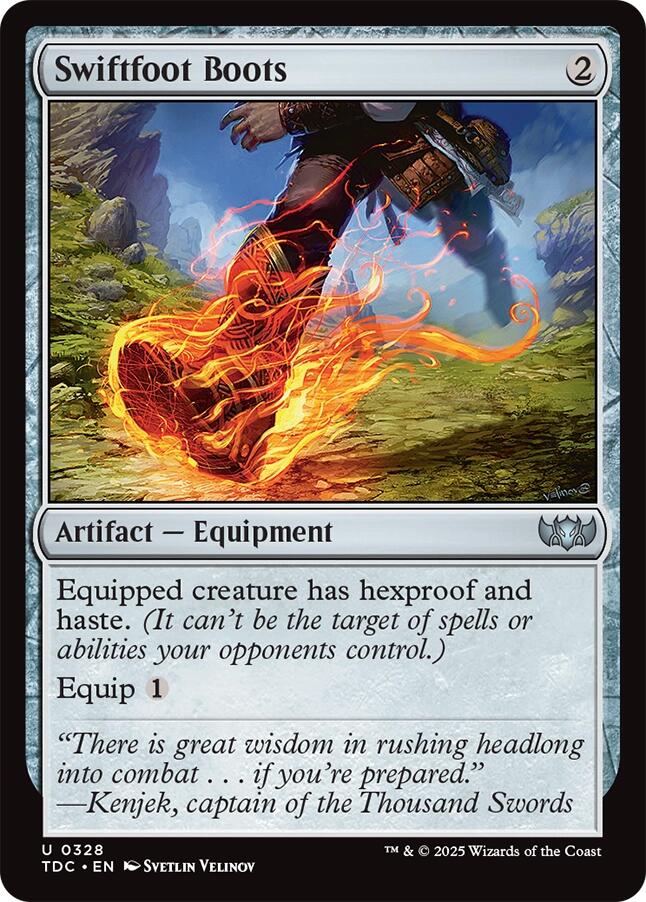Swiftfoot Boots [Tarkir: Dragonstorm Commander] | Exor Games Truro