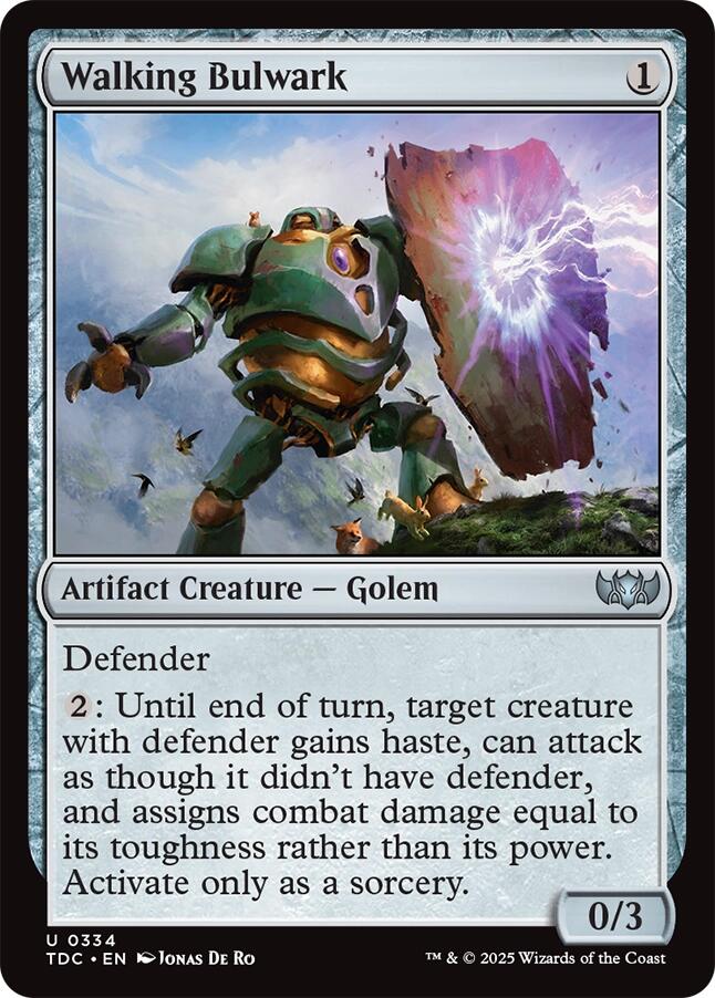 Walking Bulwark [Tarkir: Dragonstorm Commander] | Exor Games Truro