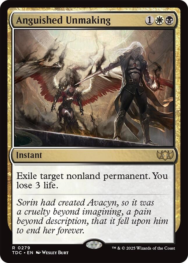 Anguished Unmaking [Tarkir: Dragonstorm Commander] | Exor Games Truro