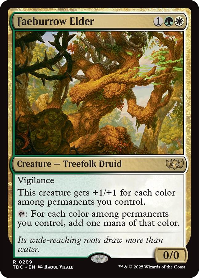 Faeburrow Elder [Tarkir: Dragonstorm Commander] | Exor Games Truro