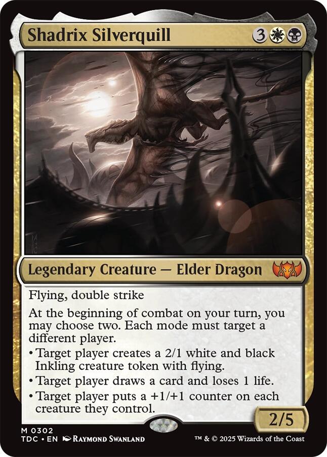 Shadrix Silverquill [Tarkir: Dragonstorm Commander] | Exor Games Truro