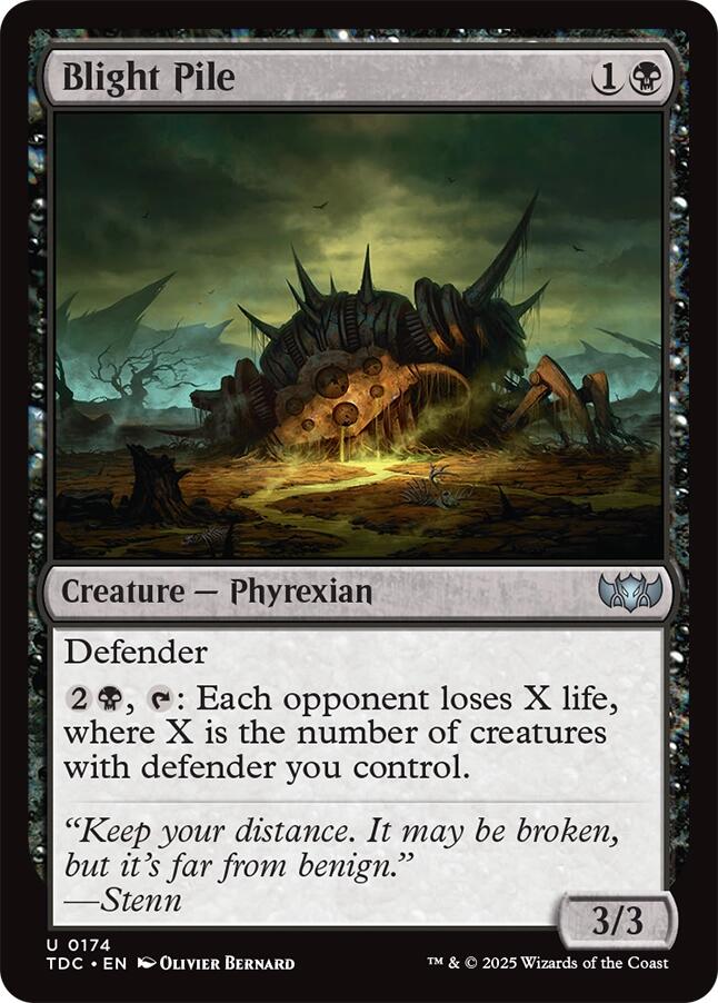 Blight Pile [Tarkir: Dragonstorm Commander] | Exor Games Truro