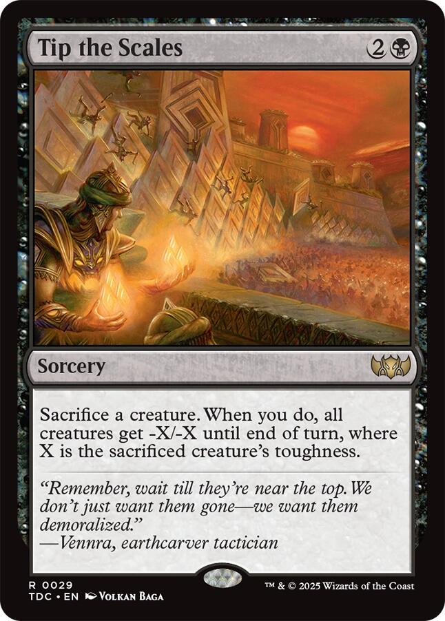 Tip the Scales [Tarkir: Dragonstorm Commander] | Exor Games Truro