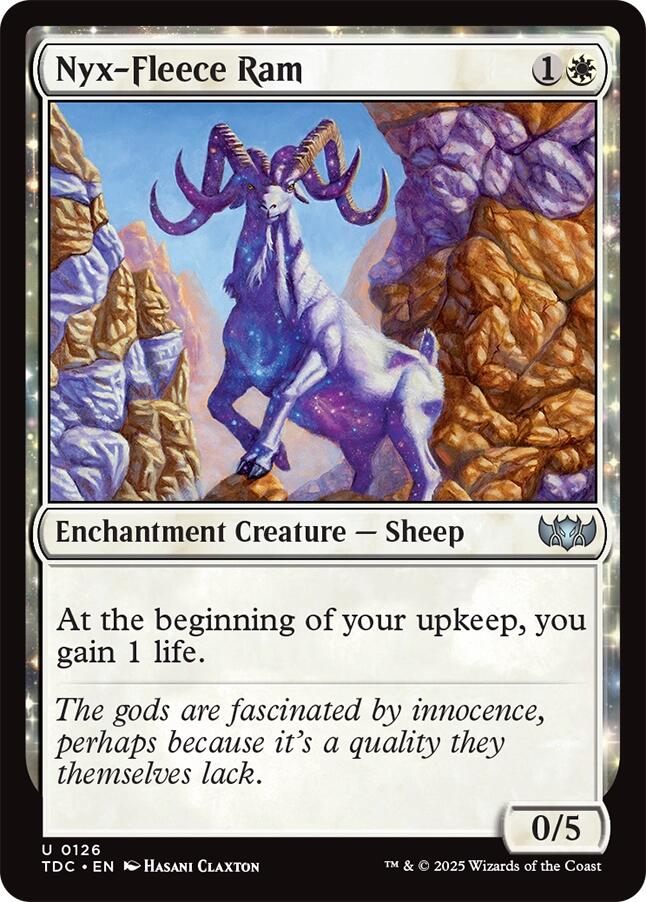 Nyx-Fleece Ram [Tarkir: Dragonstorm Commander] | Exor Games Truro