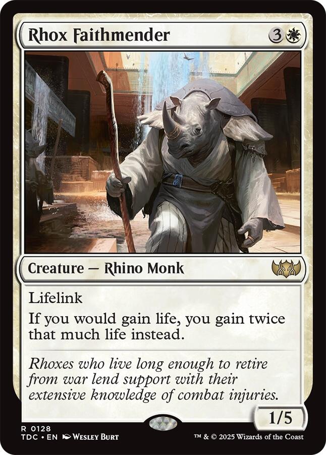 Rhox Faithmender [Tarkir: Dragonstorm Commander] | Exor Games Truro