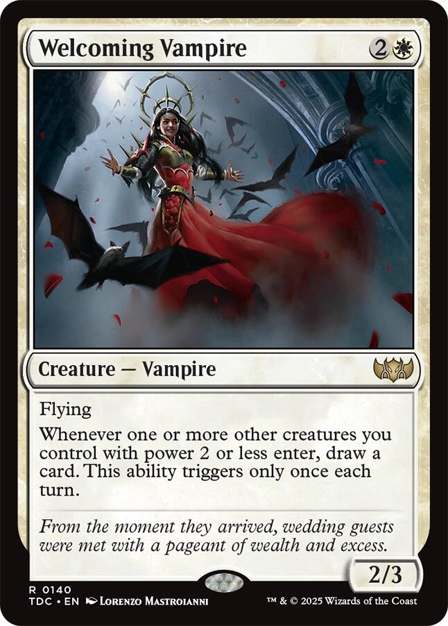 Welcoming Vampire [Tarkir: Dragonstorm Commander] | Exor Games Truro