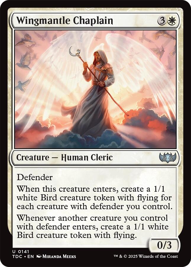 Wingmantle Chaplain [Tarkir: Dragonstorm Commander] | Exor Games Truro