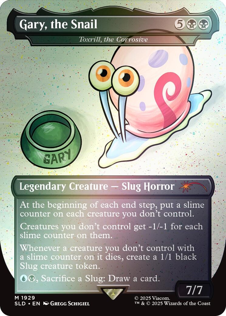 Gary, the Snail - Toxrill, the Corrosive (Rainbow Foil) [Secret Lair Drop Series] | Exor Games Truro
