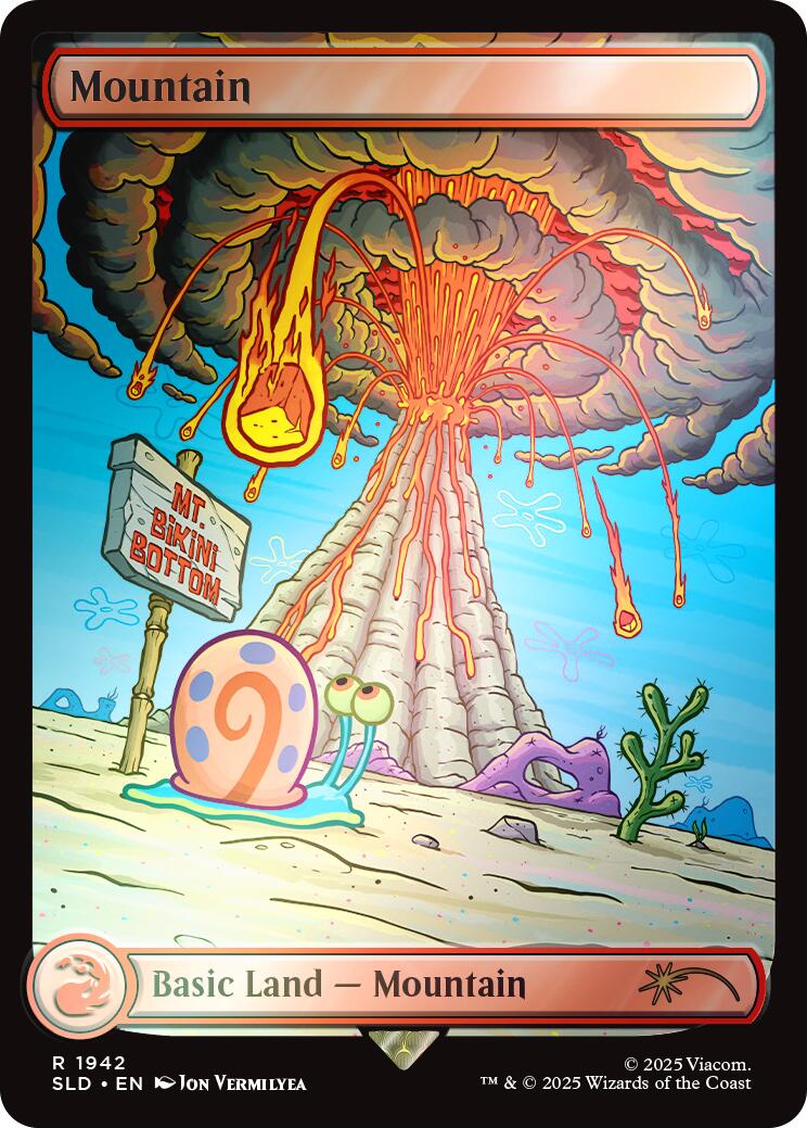 Mountain (1942) (Rainbow Foil) [Secret Lair Drop Series] | Exor Games Truro