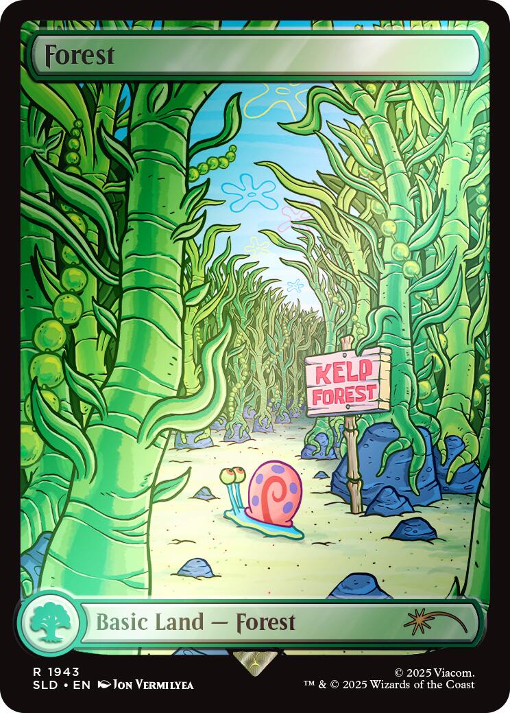 Forest (1943) (Rainbow Foil) [Secret Lair Drop Series] | Exor Games Truro