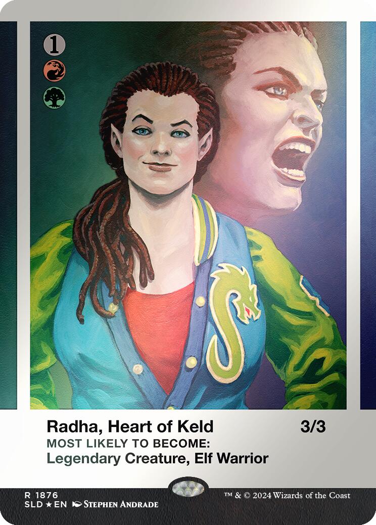 Radha, Heart of Keld (Rainbow Foil) [Secret Lair Drop Series] | Exor Games Truro