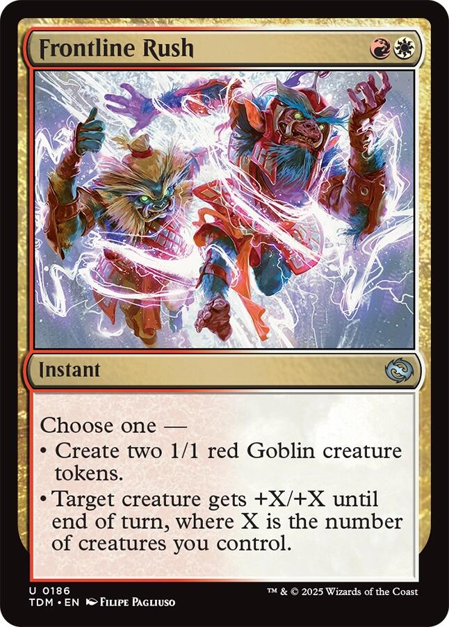 Frontline Rush [Tarkir: Dragonstorm] | Exor Games Truro