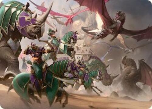 United Battlefront Art Card (5/54) [Tarkir: Dragonstorm Art Series] | Exor Games Truro
