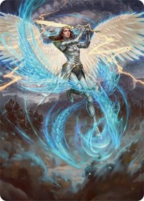 Elspeth, Storm Slayer Art Card (49/54) [Tarkir: Dragonstorm Art Series] | Exor Games Truro